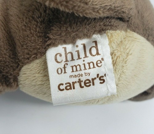 CHILD OF MINE CARTER'S BABY MONKEY ORANGE BOW # 83117 STUFFED ANIMAL PLUSH TOY - Picture 5 of 5