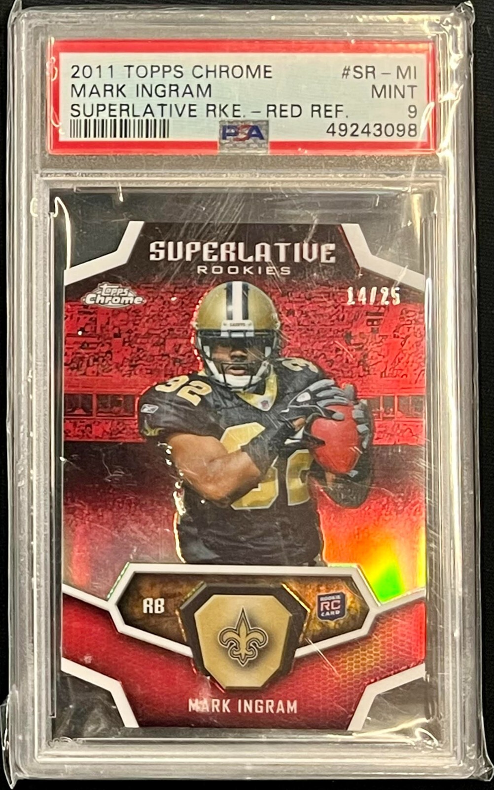 Mark Ingram Topps Chrome Superlative Rookies #SRMI Red Refractor