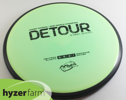 MVP NEUTRON DETOUR *pick your color and weight* Hyzer Farm disc golf midrange - Picture 7 of 17