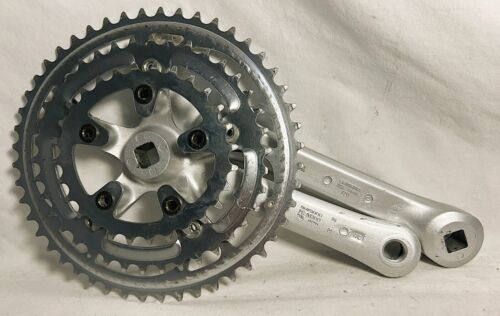 Vintage SHIMANO EXAGE 300 LX FC-M300 biopace triple crankset mountain bike mtb - Picture 4 of 7