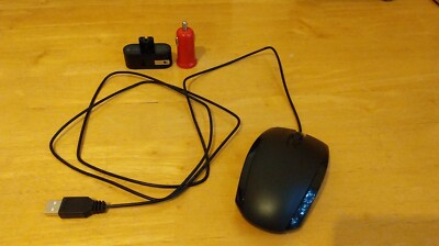 HP Mouse, Car Charger, Dell Outlet Charger