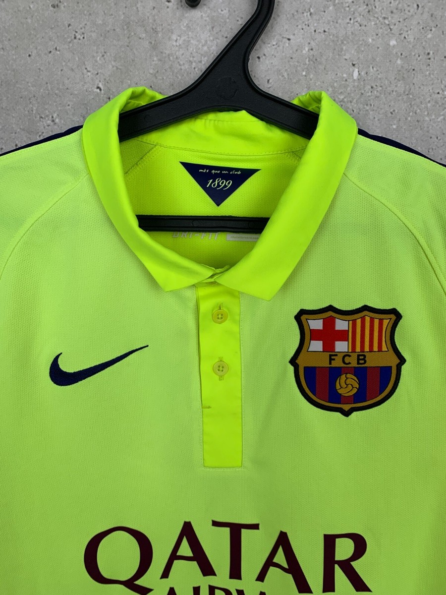 BARCELONA 2014 2015 THIRD FOOTBALL SHIRT NIKE JERSEY SIZE S