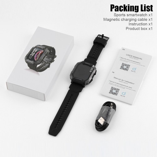 2024 Rugged Smart Watch for Men (Answer/Make Calls) Military Fitness Tracker - Photo 13 sur 15