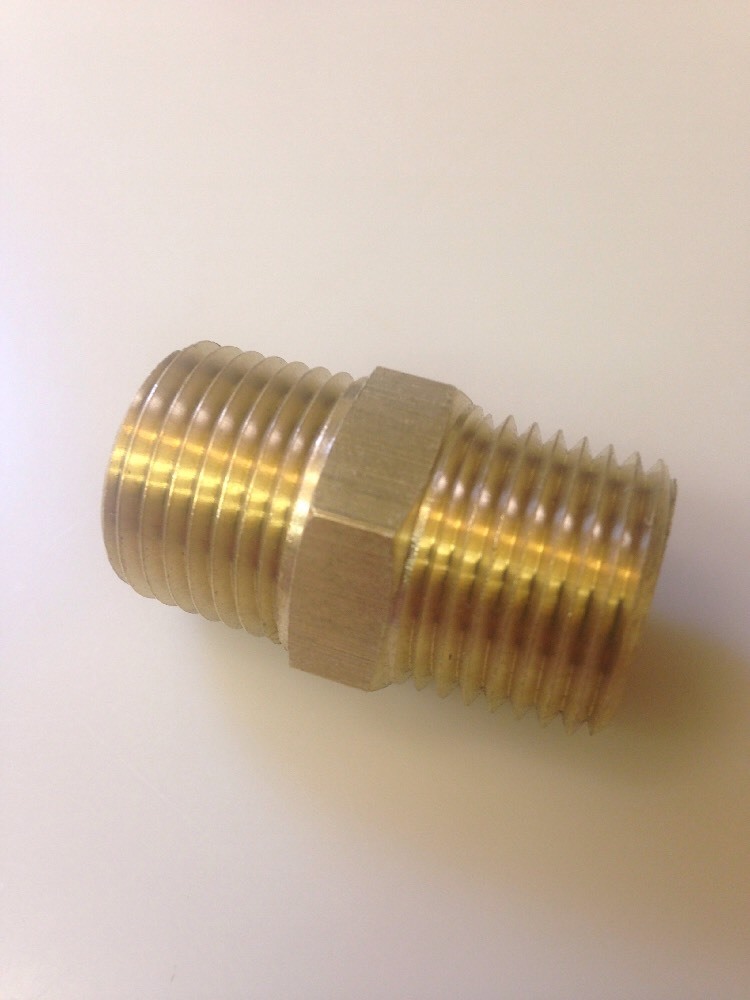 Stainless Steel Pipe Fitting, Hex Nipple, 1/2 In. Heavy Wall Male NPT, 10 000 Psig (689 Bar) | Swagelok