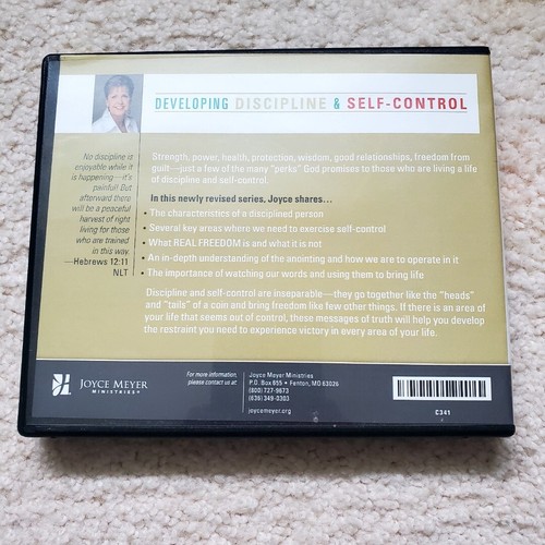 Joyce Meyer Developing Discipline & Self-Control Audio CD 4 Discs Pre-owned - Picture 2 of 2
