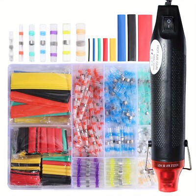 Solder Seal Wire Connector Heat Gun Self Shrink Insulated Electrical Terminal