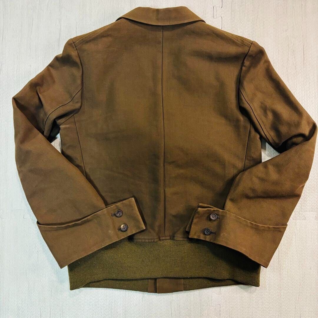Y's Yohji Yamamoto Single Jacket Brown Cotton Men's 3,S ship Y's Yohji Yamamoto Single Jacket Brown Cotton Men's 3,S ship