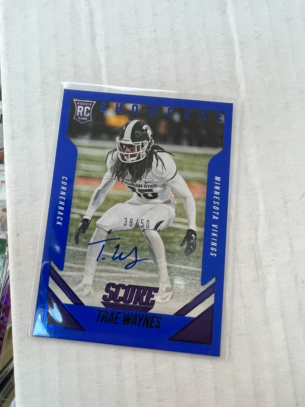 Trae Waynes Panini Score #331 Autograph