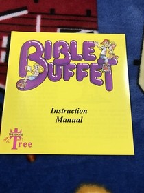 Nintendo NES Video Game Box And Instruction Manual ONLY Bible Buffet