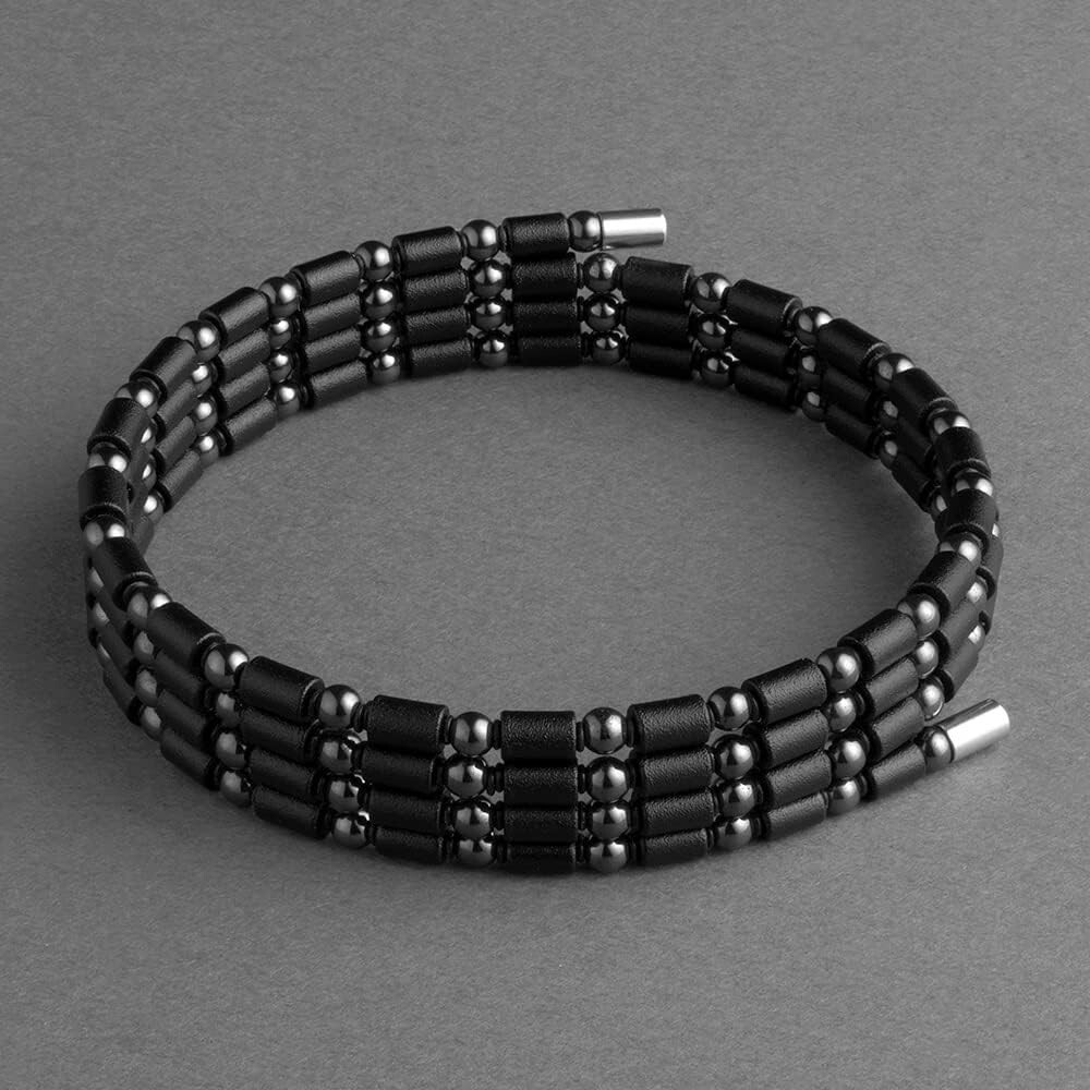 Core Force Loop Black Bracelet, Anklet 70 (total length 70cm
