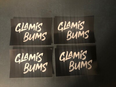 GLAMIS BUMS Custom Vinyl Decal Sticker Logo 4PCS 3X2 OFFROAD LIFE