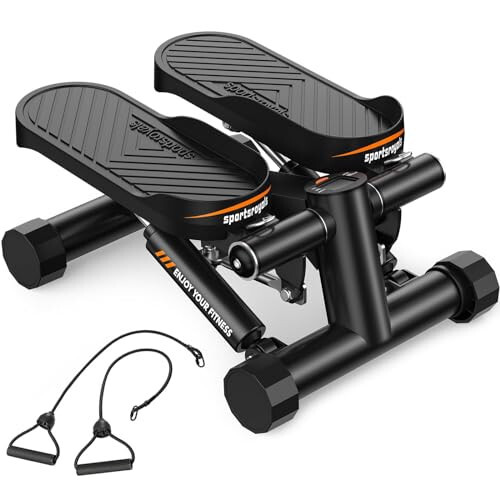 Sportsroyals Stair Stepper for Exercises-Mini Stepper with Resistance Bands - Picture 1 of 8