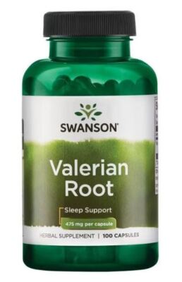 Swanson Premium Baldrianwurzel 475 mg 100 Kapseln