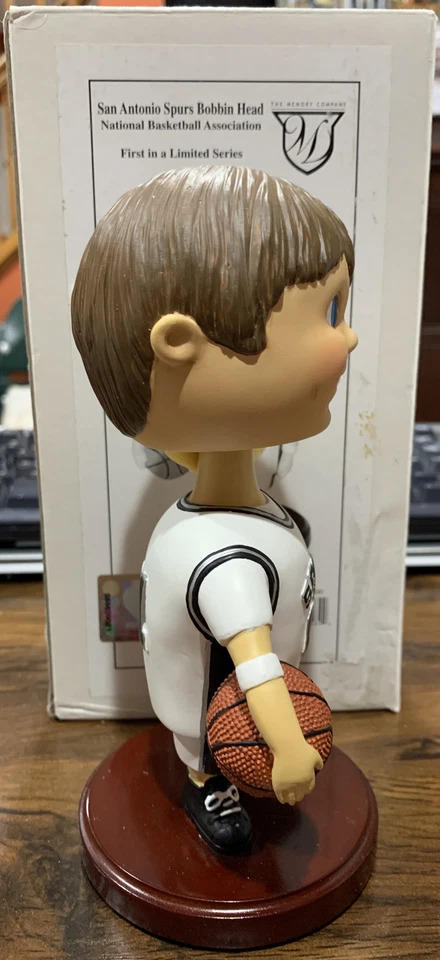 San Antonio Spurs Bobblehead Boy NBA Basketball The Memory Company — 第 2/4 张图片