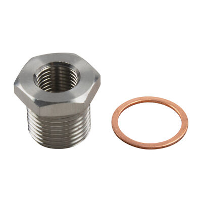 Lambdasonde O2 Sensor Gewinde Adapter Reduzierstück von M18 x 1,5 auf M12 x 1,25
