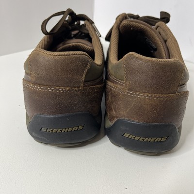 Skechers 62171 Relaxed Step Leather Brown Casual Oxford  display picture 2
