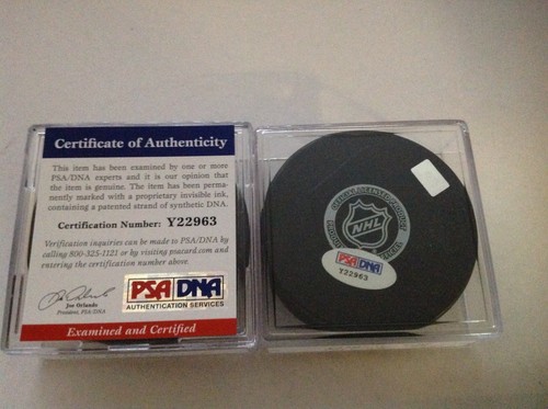 Ryan Johansen Signed Columbus Blue Jackets Hockey Puck PSA DNA COA Autographed d - Picture 2 of 3