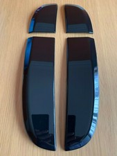 SEITENLÜFTUNGSBLENDE GLANZ SCHWARZ KOTFLÜGELABDECKUNG PASST FÜR JAGUAR XF XFR 2008-2011 VOR FACEL