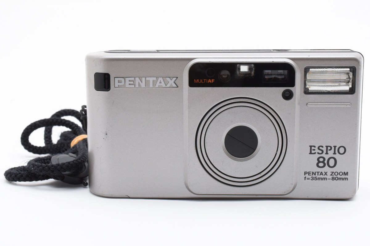Pentax ESPIO 80 ZOOM AF Silver Point & Shoot 35mm Film