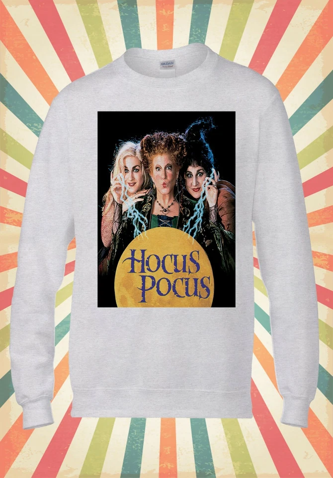 Hocus Pocus Película Retro Divertida Genial Hombres Mujeres Unisex Top Sudadera con Capucha 1972 Foto 4 de 4