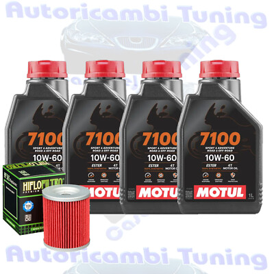 Set Service Öl Motul 7100 10W60 Filter Für Motorrad Morini 1200 Strider� 2006>