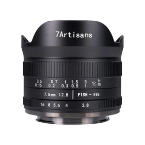 7artisans 7.5mm F2.8 II APS-C Lentille large angle Fisheye pour Nikon Z Z5 Z6 Z7 Z50