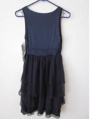 kensie tiered lace dress Kensie Pretty XL Dress Tiered Spaghetti Straps Berry Purple Silk Blend Lined NEW