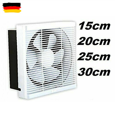 Uzman KDR-250 Wand- & Fensterventilator – Industrielüfter 1750 M³/h, 110W, IP44 (250 Mm Durchmesser)