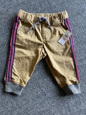 Gap Baby Jogger Pant Camel Colored With Racer Stripe Detail