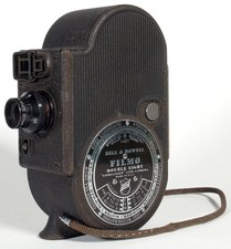 MOVIE CAMERA ART DECO W/ ROLL OF FILM