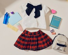 School Girl Doll Outfit with Backpack Plus For 18" American Girl My Life Og