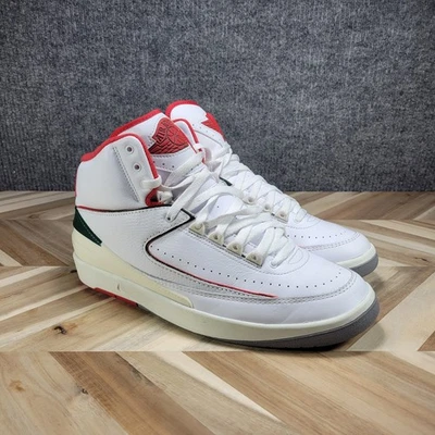 Authentische Nike Air Jordan 2 Retro Italien Origins Herren Größe 11 Basketballschuhe - Bild 1 von 4