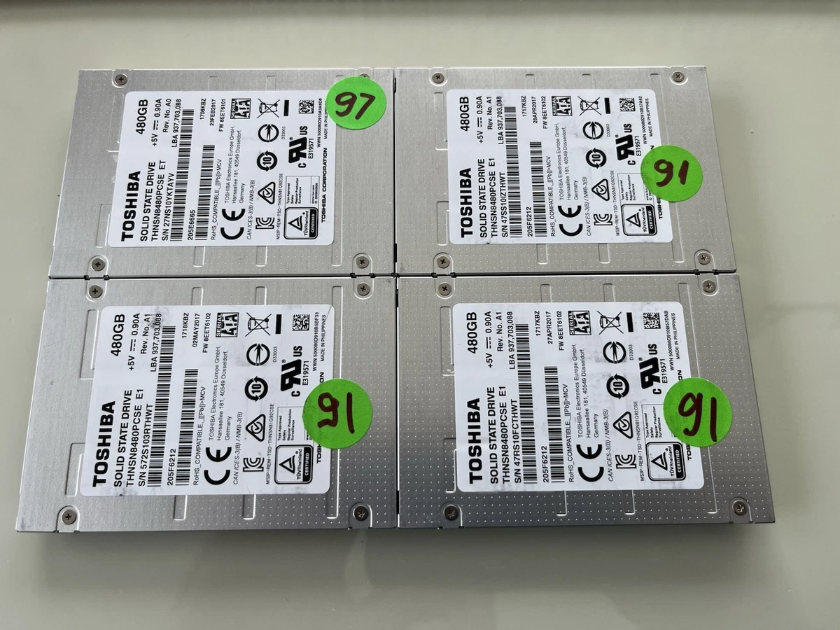 【ほぼ新品】SSD480GB⑨ 0時間 Toshiba Solid State Drives 480 GB Storage Capacity for sale | eBay