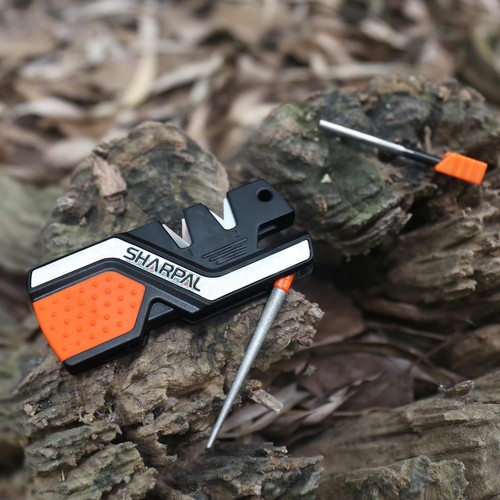 101N 6-In-1 Pocket Knife Sharpener & Survival Tool – Diamond Sharpening Rod, Fir - Picture 3 of 11
