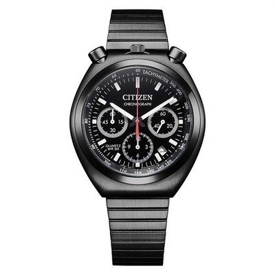 Citizen Record Label Tsuno Chrono AN3664-56E All Black New | eBay