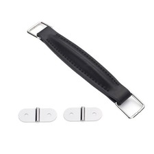 1Pc Guitar Leather Handle With Fitting For Marshall Amp AS50D AS100D Black a