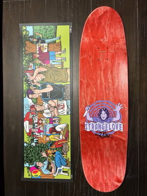 Strangelove Skateboards x Sean Cliver “Serial Party 2” Signed Deck