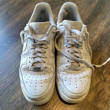 Nike Air Force 1 '07 Low Triple White Men's Athletic Sneaker Lace Up Rubber