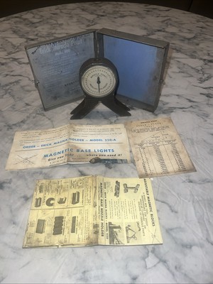 Vintage Cullen Mfg. Miracle Point Model 900 - Manual & Case (GAUGE ONLY AS SEEN)