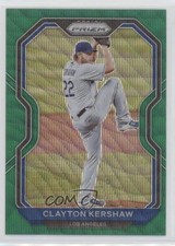 2021 Panini Prizm Tier III Green Wave Prizm Clayton Kershaw #204 k4s