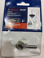 Bosch 85219M 90 degree x 9/16 In. Carbide Tipped V-Groove Bit