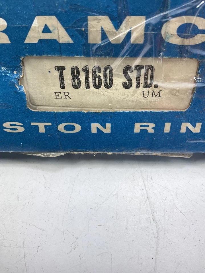 Anillos de pistón del motor TRW T8160 - estándar 1973-1979 Pontiac 400-V8 Foto 2 de 2