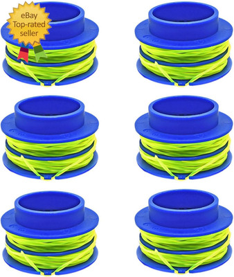 0.080'' 16Ft Pre-Wound Dual Line Spools (6-Pack) - American Made Trimmer Line