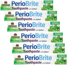 PerioBrite Toothpaste with Xylitol Coolmint 4 oz Each Pack of 6