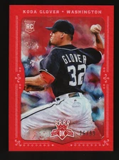 2017 Panini Diamond Kings Framed Red #172 - Koda Glover 16/99   17-1380
