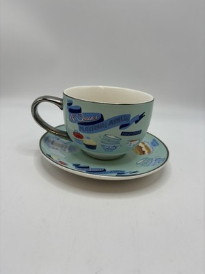 Queen s Platinum Jubilee Teetasse und Untertasse Tesco Range