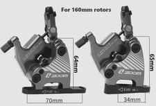 Front Rear Zoom Hb110 Flat Mount Semi Hydraulic Disc Brake Calipers Road Bike Front Rear Zoom Hb110 Flat Mount Semi Hydraulic Disc Brake Calipers Road Bike