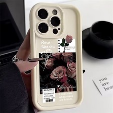 Rose Flower Case For iPhone Samsung Honor Motorola Xiaomi ShockProof Phone Cover