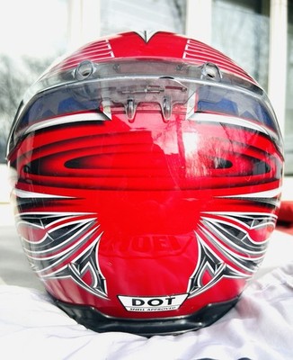 Vintage 06' Shoei RF-1000 “Americana” Full Face Helmet/Chrome
