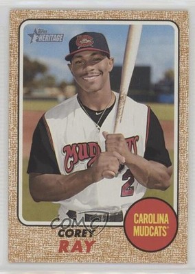 2017 Topps Heritage Minor League Edition Corey Ray (Yellow Team Name) #150 4k8